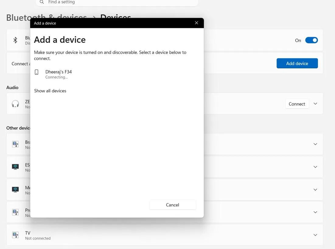 Bluetooth devices
