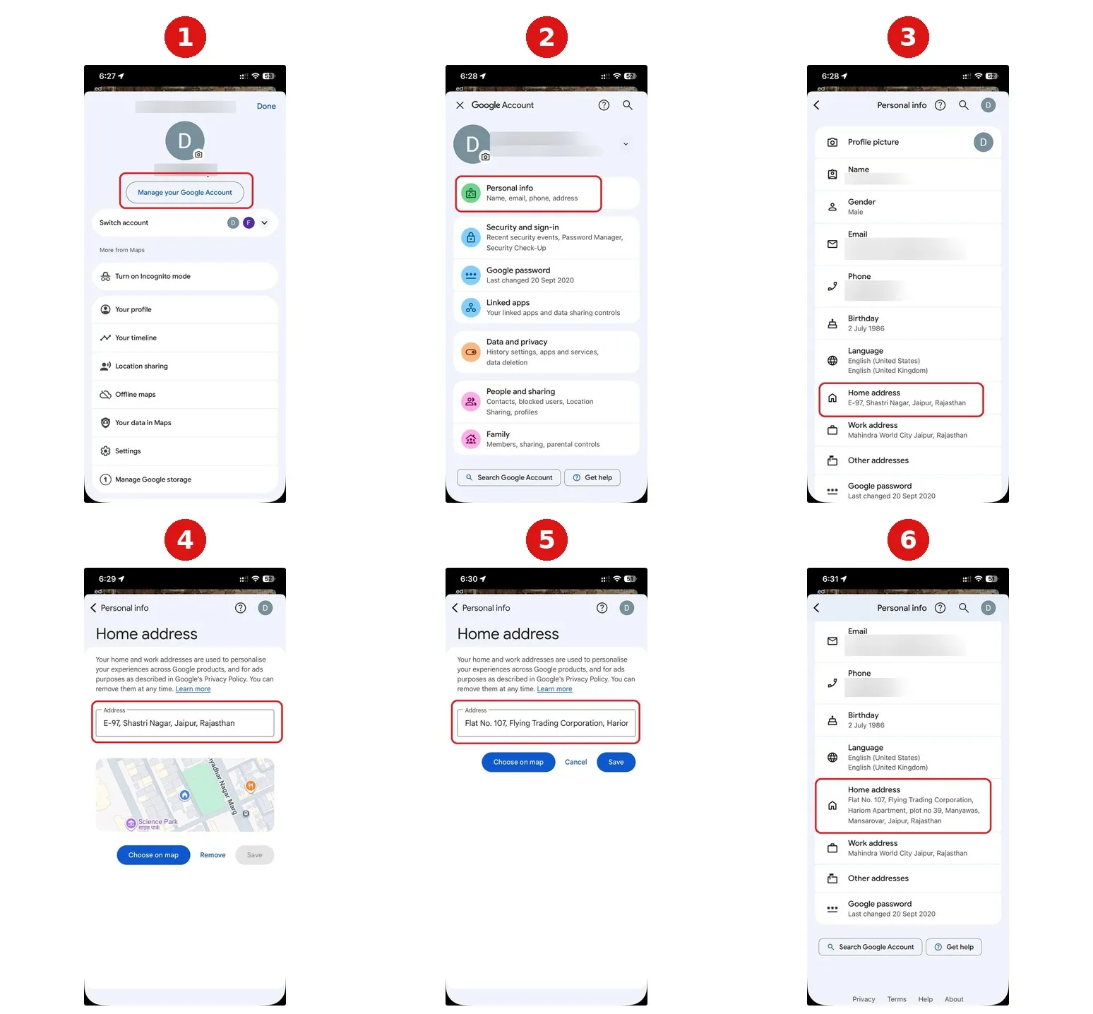 Change Your Home Address on iPhone and iPad