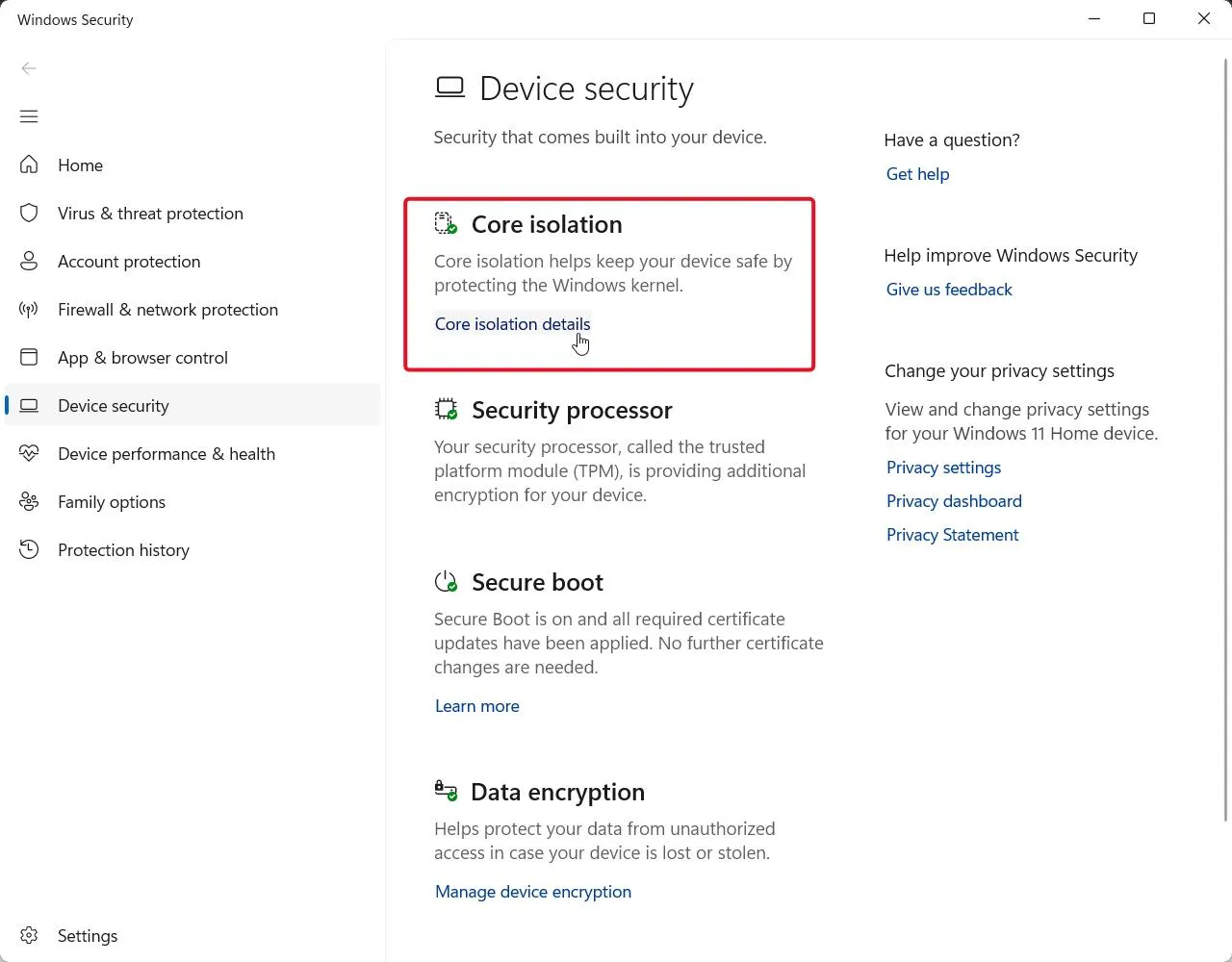 Device Security