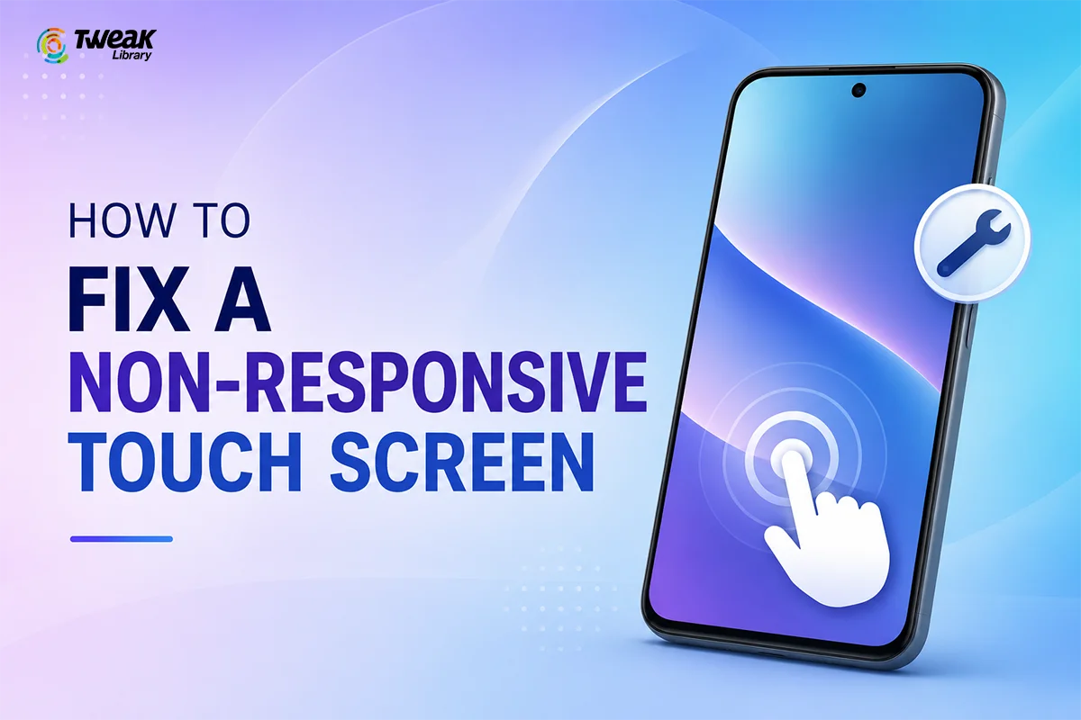 Fix a non responsive touch screen
