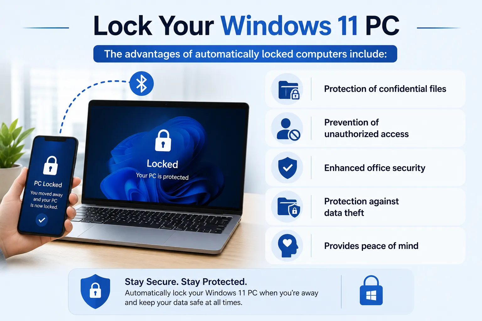Lock windows 11 pc