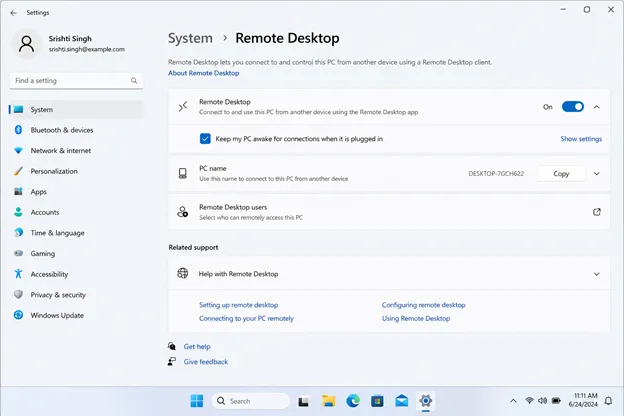 Remote Desktop