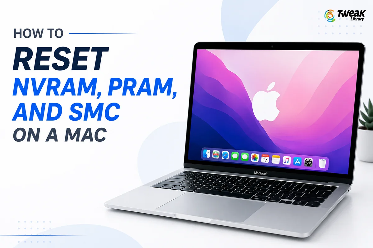 Reset nvram pram smc on mac device
