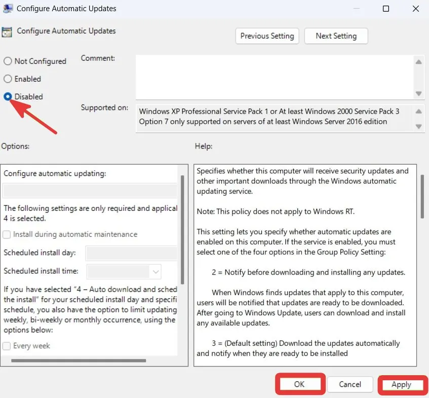 Select Disabled