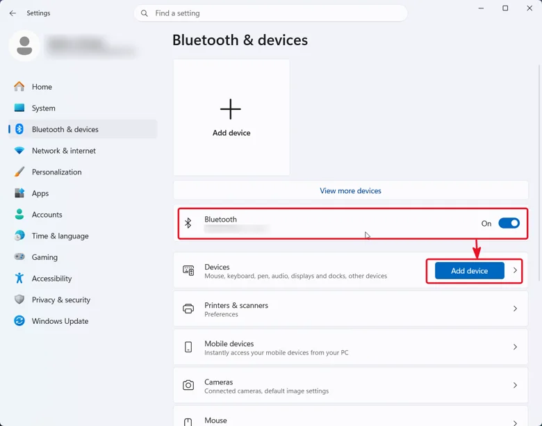 Toggle Bluetooth on