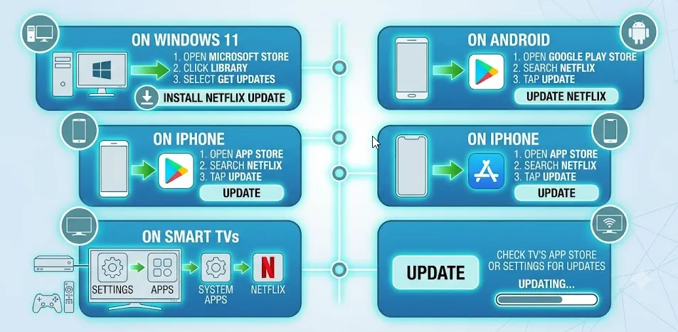 Update the Netflix App