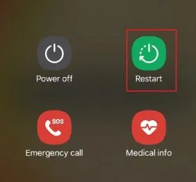 choose Restart