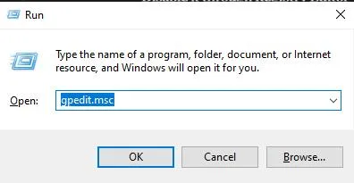 open gpedit