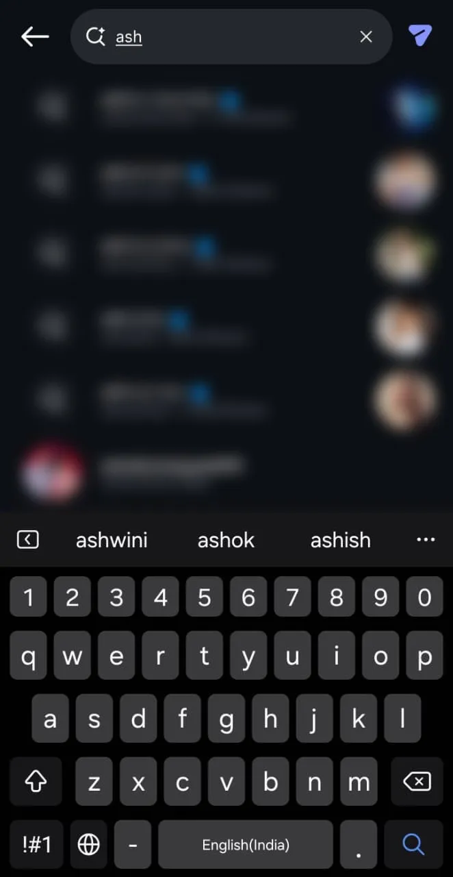 search field