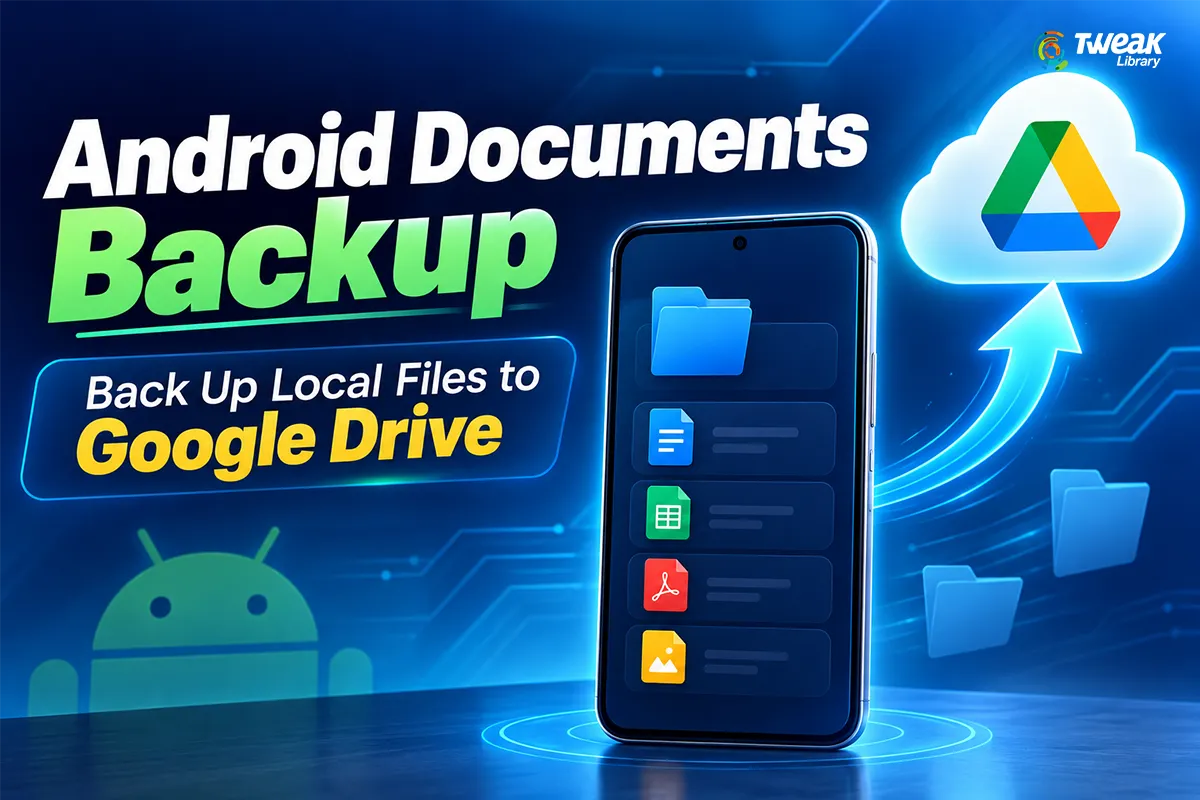 Android Documents Backup: Back Up Local Files to Google Drive