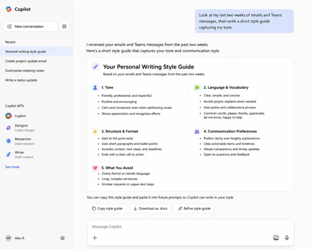 Build a personal writing style guide