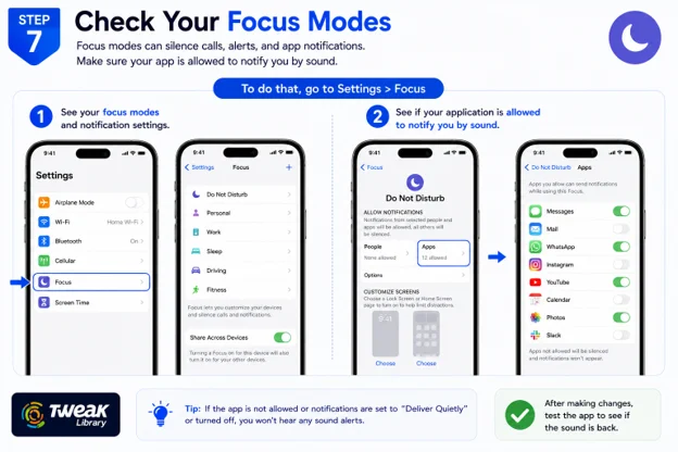 See Focus and Notification Settings