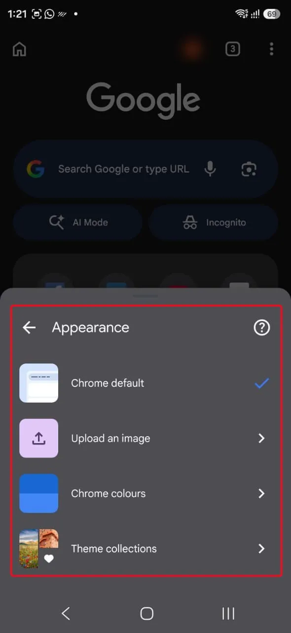 customization options