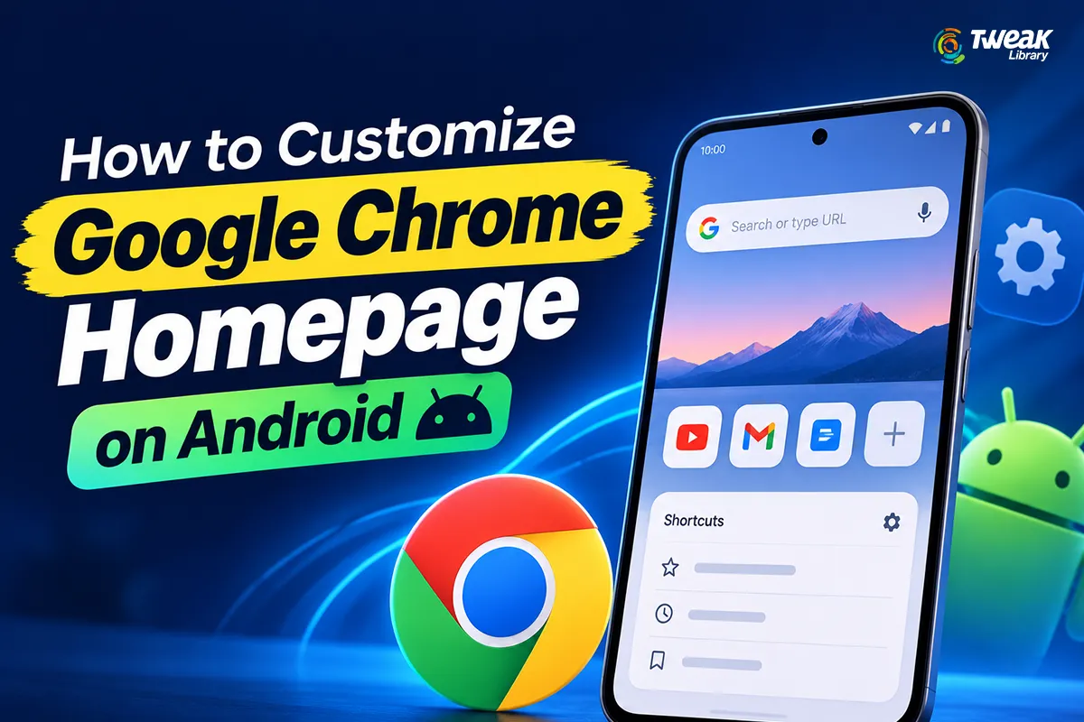 How to Customize Google Chrome Homepage on Android