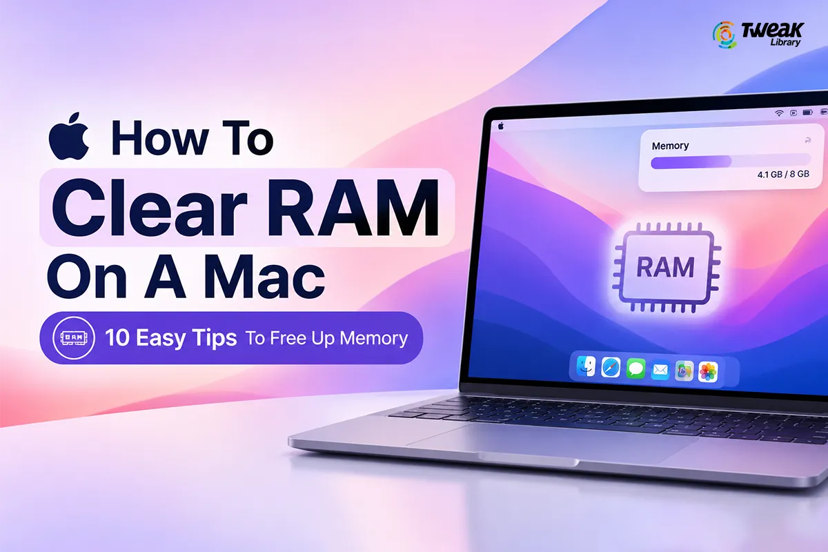 how to clear ram on mac