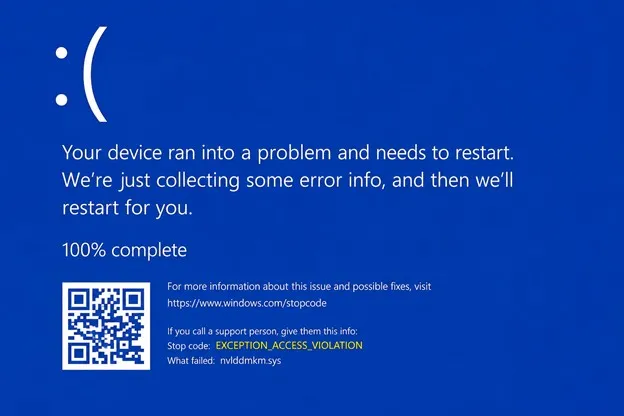 EXCEPTION_ACCESS_VIOLATION error codes