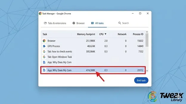 Task Manager - Google Chrome