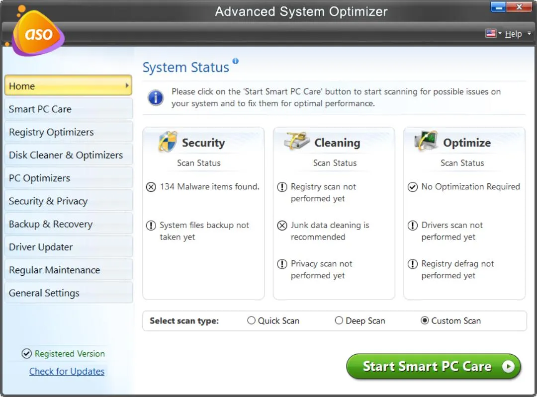 Advanced system optimizer